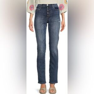 Kut From The Kloth Stevie Straight Leg High Rise Jeans Size 6